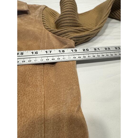 A.M.I. Suede Leather Jacket - Picture 6 of 8